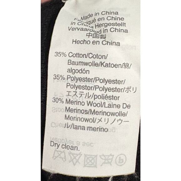 J. Crew 365 Women's Black Juliette Collarless Sweater-blazer Wool Blend Size XS - Picture 4 of 6